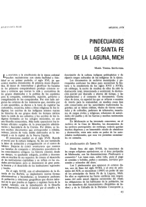 LA HISTORIA y la etnohistoria de la época colonial pueden