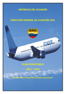 Plan Estratégico DGAC - Dirección General de Aviación Civil