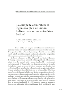 ¡La campaña admirable - Academia Colombiana de Historia