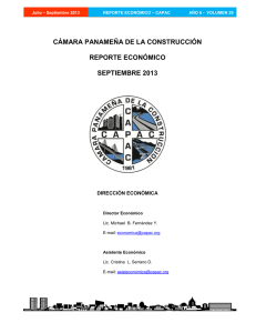 1. Reporte Económico CAPAC-Septiembre 2013