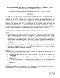 IV.8. Acuerdo normativo para la regulación del