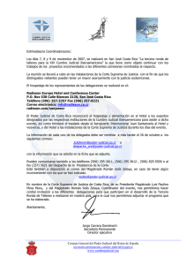 Consejo General del Poder Judicial del Reino de España secretaria