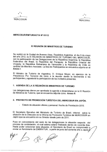 Page 1 4- + + ERCOSUR MERCOSUL MERCOSURRMTURIACTA