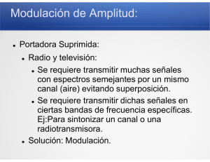 Modulación de Amplitud: - U