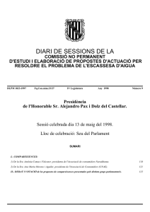13 de maig de 1998Núm. 9 IV legislatura