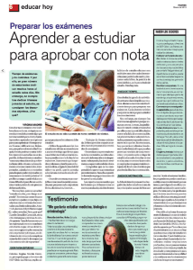 Aprender a estudiar para aprobar con nota