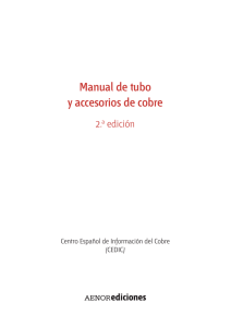 Manual de tubo y accesorios de cobre