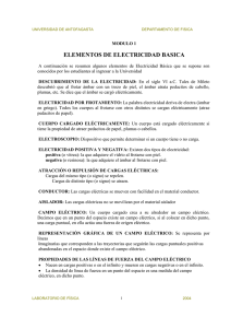 ELEMENTOS DE ELECTRICIDAD BASICA