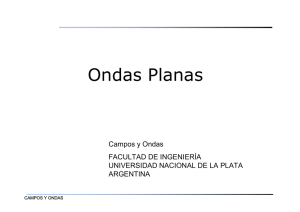 Ondas Planas - Universidad Nacional de La Plata