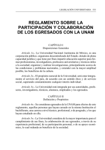 reglamento sobre la participacion y colaboracion de los