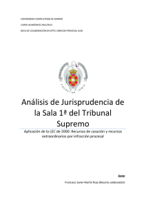 PDF (Análisis de Jurisprudencia de la Sala 1ª del Tribunal Supremo)