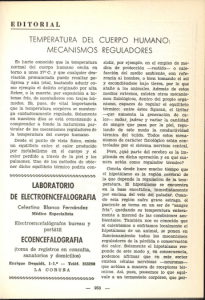 temperatura del cuerpo humano: mecanismos reguladores