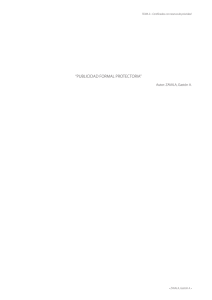 &ldquo;Publicidad formal Protectoria&rdquo; - Universidad Notarial Argentina