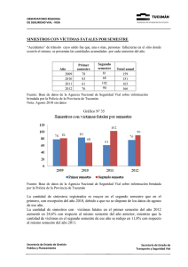 SINIESTROS CON VÍCTIMAS FATALES POR