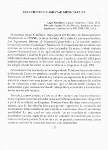 relaciones de amistad méxico-cuba