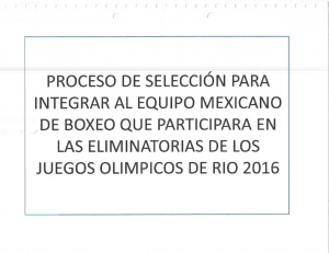 boxeo - Comité Olímpico Mexicano