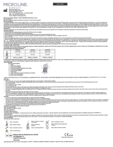 MIC 0LINE... - Microline Surgical