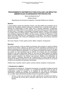 procedimiento sistemático para evaluar los impactos