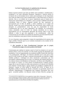 La Corte Constitucional y la capitalización de intereses. Salomón