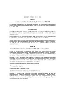 Decreto 698 - Abril 13/1998