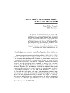 la percepción exterior de españa durante el franquismo