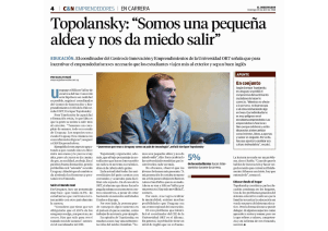 Topolansky: "Somos una pequeña aldea y nos da miedo salir"