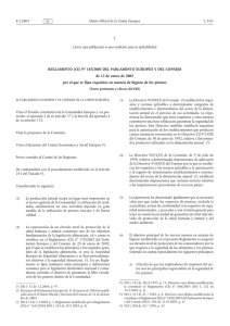 Reglamento (CE) - Ministerio de Agricultura, Alimentación y Medio