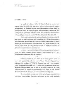 La sala II de la Cámara Federal de Casación Penal, al entender en