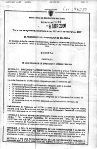 Decreto 1050 del 6 de Abril de 2006