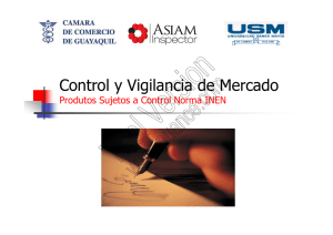 Presentacion Control y Vigilancia de Mercado