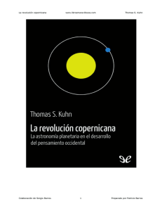 La revolución copernicana www.librosmaravillosos.com Thomas S