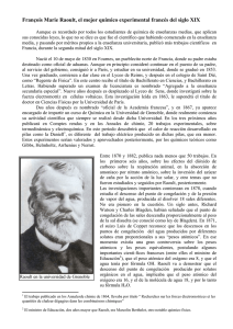 François Marie Raoult, el mejor químico experimental francés del