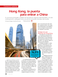 Hong Kong, la puerta para entrar a China