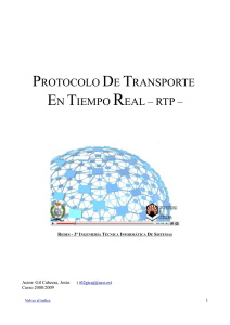 Protocolo RTP - Jesús Gil Cabezas
