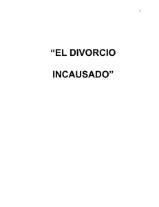 el divorcio incausado - Poder Judicial del Estado de Michoacán