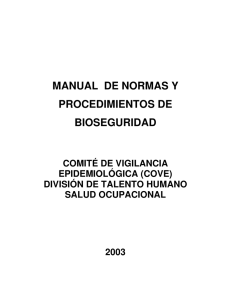 manual de normas y procedimientos de bioseguridad