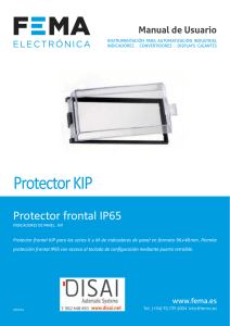 manual protector kip ip65 fema electronica