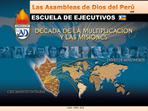 Presentación de PowerPoint - ASAMBLEAS DE DIOS DEL PERÚ