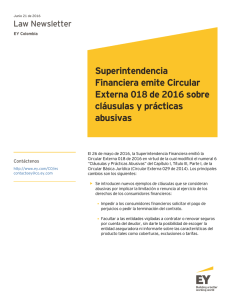 Law Newsletter - Circular Ext. 018 clausulas