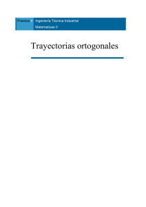 Trayectorias ortogonales