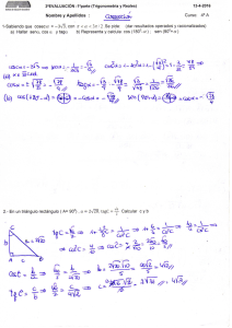 Page 1 3°EVALUACIÓN :1°parte (Trigonometría y Reales) 13