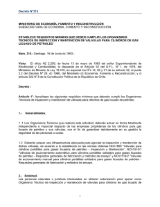Decreto N°315 MINISTERIO DE ECONOMÍA, FOMENTO Y