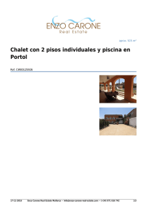 Chalet con 2 pisos individuales y piscina en Portol