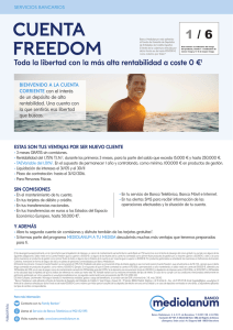 cuenta freedom - Banco Mediolanum