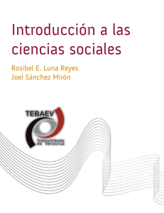 Introducción a las ciencias sociales