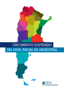 crecimiento sostenido del nivel inicial en argentina