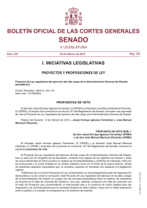 Proyecto de Ley reguladora del ejercicio del alto cargo de la