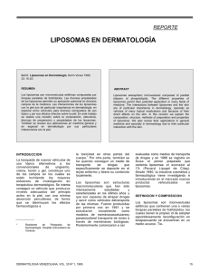 liposomas en dermatología