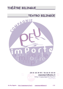 dossier theatre bilingue 2012-2013