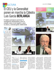 El CEU y la Generalitat ponen en marcha la Cátedra Luis García